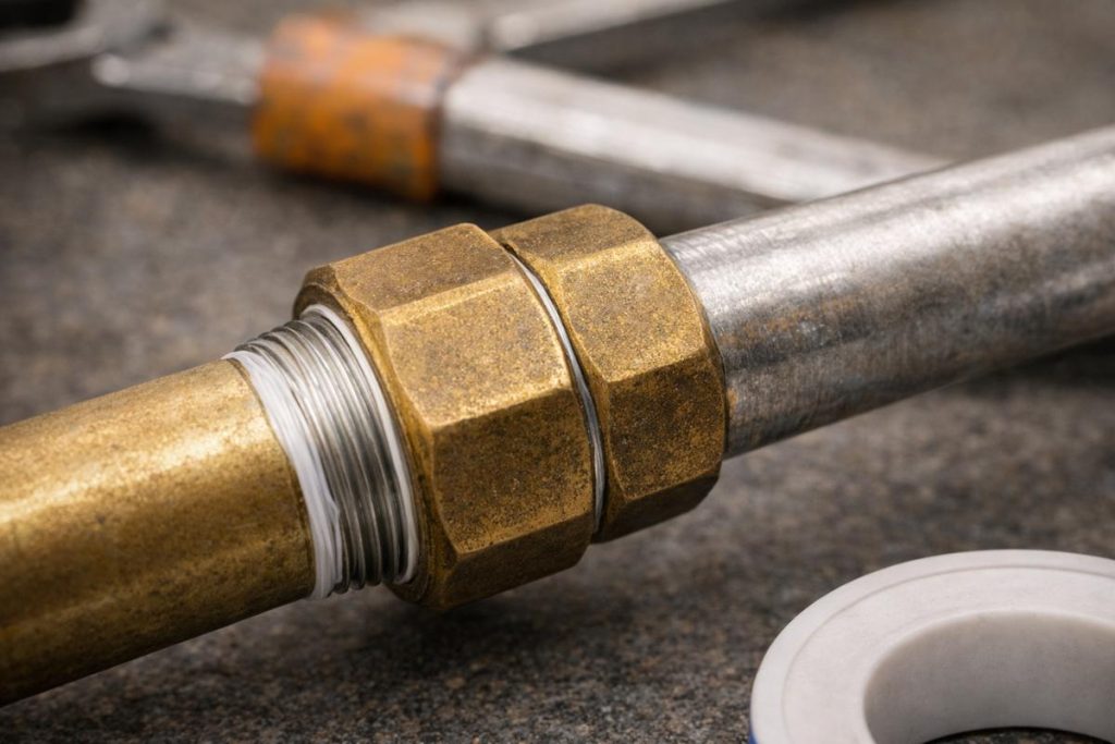 герметичне різьбове зєднання труби після намотки