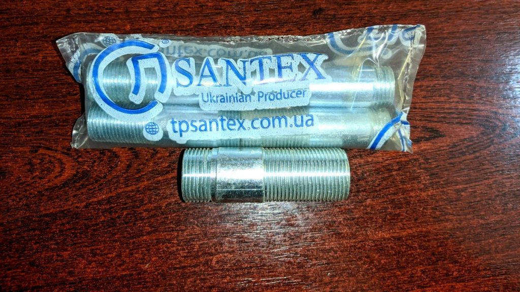 трубна різьба на згоні приклад