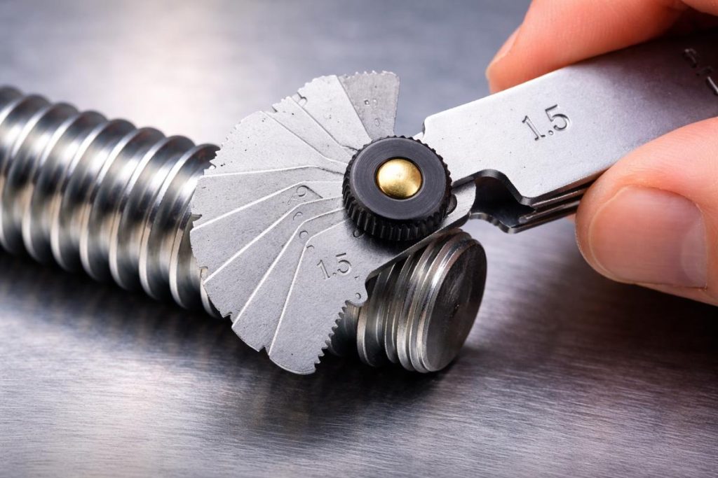 як визначити крок різьби за допомогою різьбоміра
