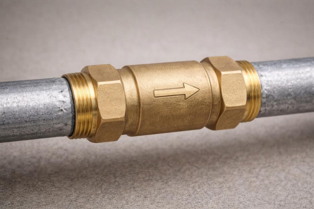 напрямок зворотного клапана стрілка