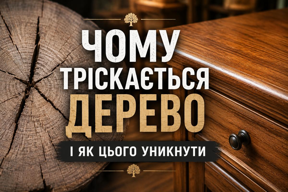 чому тріскається дерево